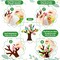 Spring Tree Activity Craft Kit, Make Your Spring Tree Hanging Ornaments, Springtime Flowers Leaves Trees DIY Party Decoration for Kids, Fun Activities Stickers Game for Home Classroom Preschool
